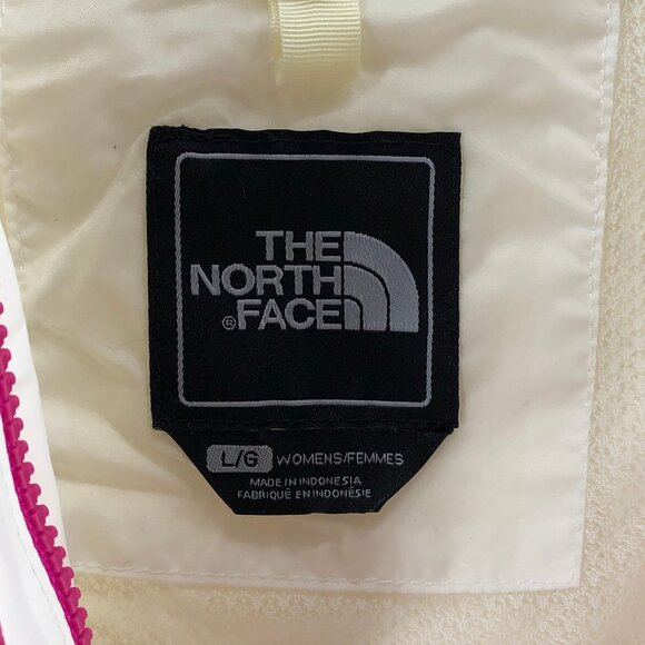 The North Face White & Pink Zip Jacket | Women's L - Picture 5 of 6